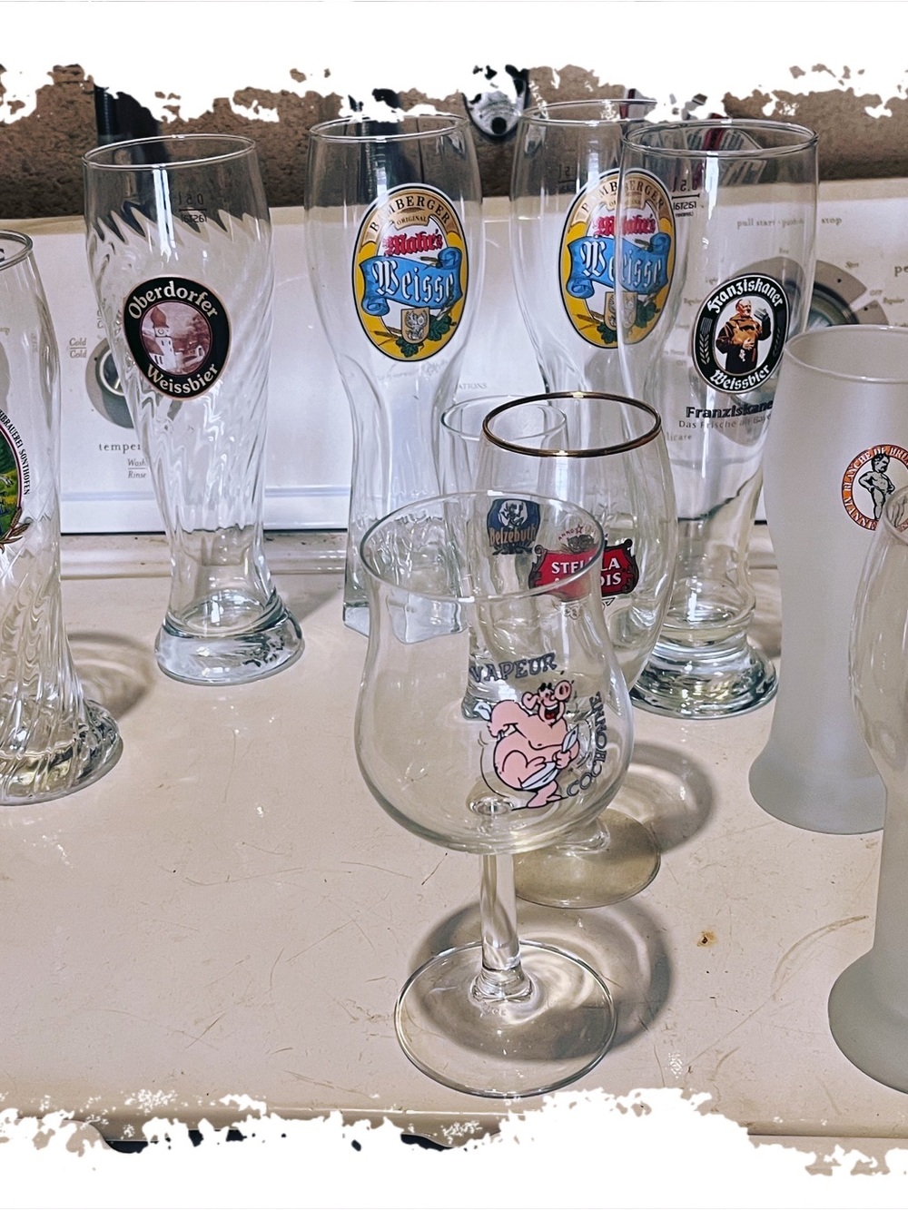 Assorted Exclusive Classic Branded Beer Glasses / Mugs - German